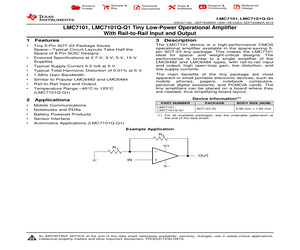 LMC7101BIM5X/NOPB.pdf