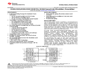 DS92LV3222TVS/NOPB.pdf