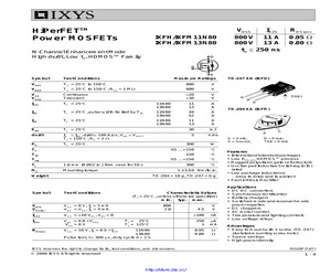 IXFH13N80.pdf