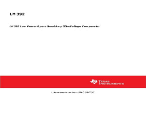 LM392MX/NOPB.pdf