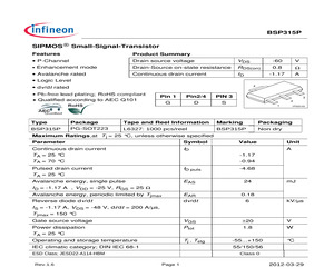 BSP315P E6327.pdf