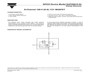 SUP28N15-52 SPICE DEVICE MODEL.pdf