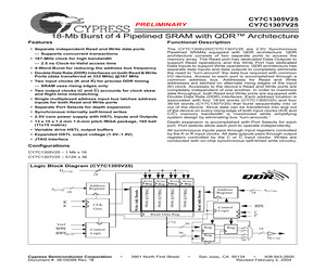 CY7C1305V25-1300BZC.pdf