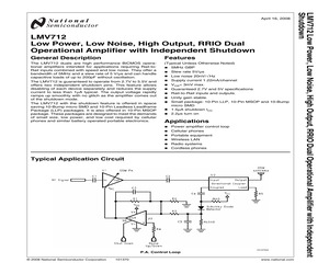 LMV712LDX/NOPB.pdf