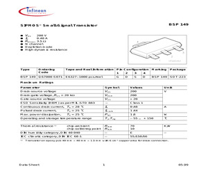 BSP149E6327.pdf