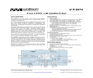 WM8974CGEFL/RV.pdf