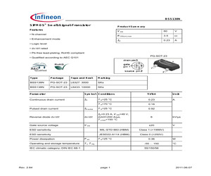 BSS138N E6327.pdf