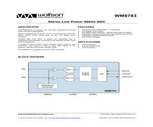 WM8783GED/RV.pdf