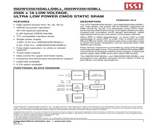 IS62WV25616DALL-55BI.pdf