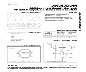 MAX3311ECUB+T.pdf