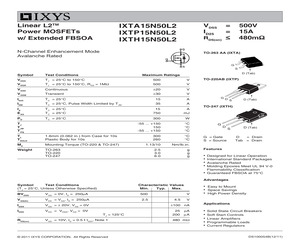 IXTH15N50L2.pdf