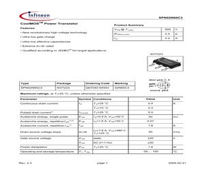 SPN02N60C3 E6433.pdf