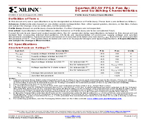 SPARTAN-II: DC AND SWITCHING CHARACTERISTICS.pdf