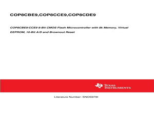 COP8CCE9IMT7/NOPB.pdf