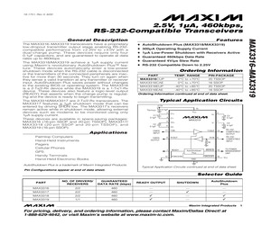 MAX3316ECAE+T.pdf