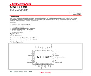 R2S15900SP Datasheet(PDF) - Renesas Technology Corp