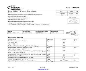 SPB11N60S5.pdf