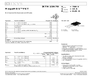 IXTH15N70.pdf