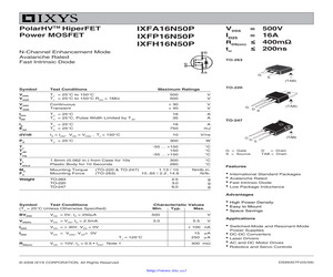 IXFP16N50P.pdf