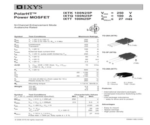 IXTQ100N25P.pdf