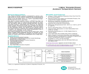 MAX31820PARMCR+T.pdf