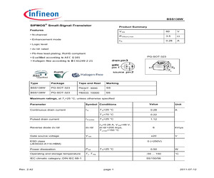 BSS138W E6327.pdf