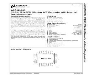 ADC12L063CIVY/NOPB.pdf