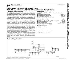 LMH6619MAE/NOPB.pdf