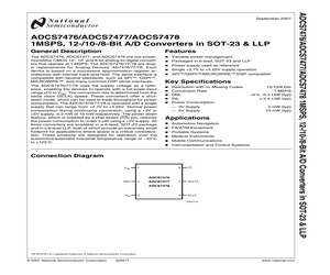 ADCS7477AIMFE/NOPB.pdf