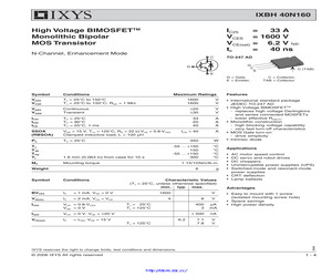 IXBH40N160.pdf