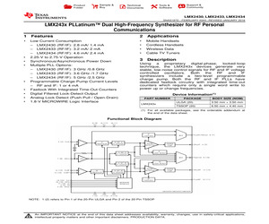 LMX2433SLEX/NOPB.pdf