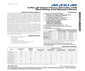 MAX6316LUK29CY+T.pdf