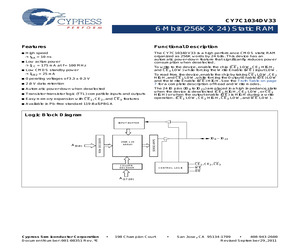 CY7C1034DV33-10BGXIT.pdf