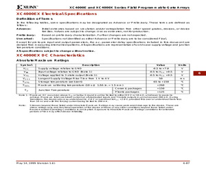 XC4000EX-FPGAS -ELECTRICAL-CHARACTERISTI.pdf