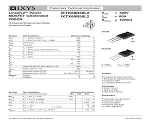 IXTK60N50L2.pdf