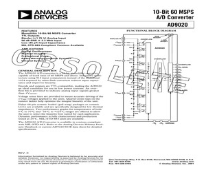 AD9020SEZ/883.pdf