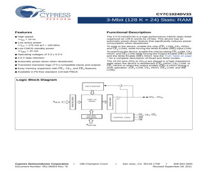 CY7C1024DV33-10BGXIT.pdf