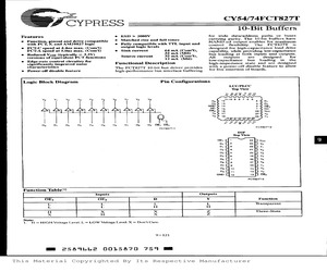 CY74FCT827BTPC.pdf