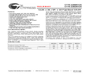 CY7C1380AV25-150BGC.pdf