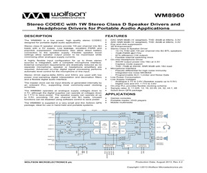 WM8960CGEFL/RV.pdf