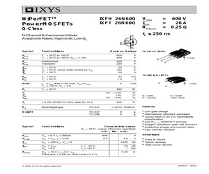 IXFT26N60Q.pdf