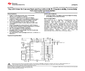 LP55271TL/NOPB.pdf