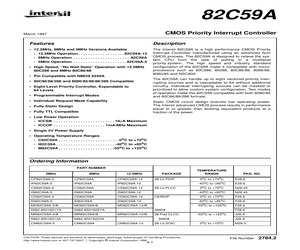 CP82C59A CP82C59A-12 CS82C59A CS82C59A-12 CS82C59A-1296 CS82C59A.pdf