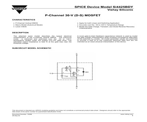 SI4425BDY SPICE DEVICE MODEL.pdf