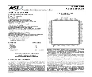 AS5SS256K18DQ-8/XT.pdf