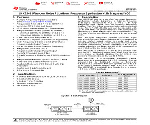 LMX2541SQ3740E/NOPB.pdf