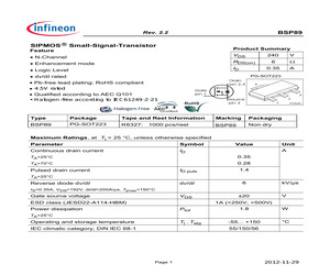 BSP89 H6327.pdf