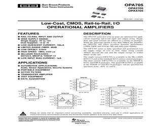 OPA705NA/250.pdf