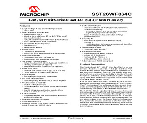 SST26WF064C-104I/TD.pdf