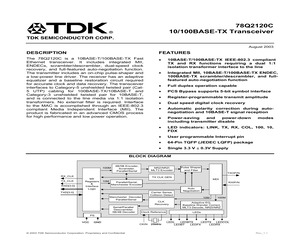 78Q2120C-64CGT/F.pdf